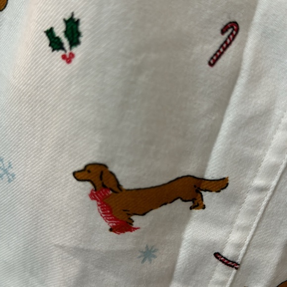 NWT J. Crew Factory flannel pajama pants, size XS petite, cute holiday dogs 🐶 - Picture 8 of 8